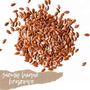 Siemię lniane brązowe 250g