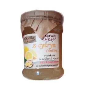 Domowy syrop z cytryn i imbiru 430 ml  