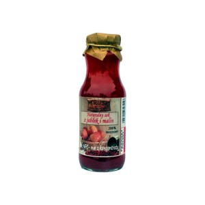 Naturalny sok z jabłek i malin  740ml  