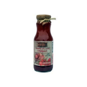 Naturalny sok z jabłek i truskawek 240ml 