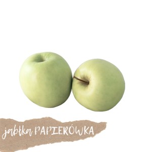Jabłka młode PAPIERÓWKA 500g 