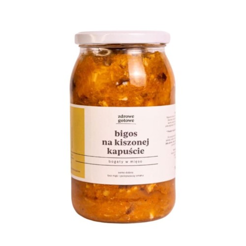 bigos na kiszonej kapuście