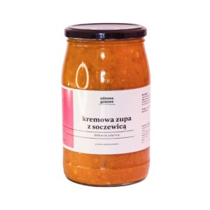 Kremowa zupa z soczewicą - delikatnie pikantna 900ml