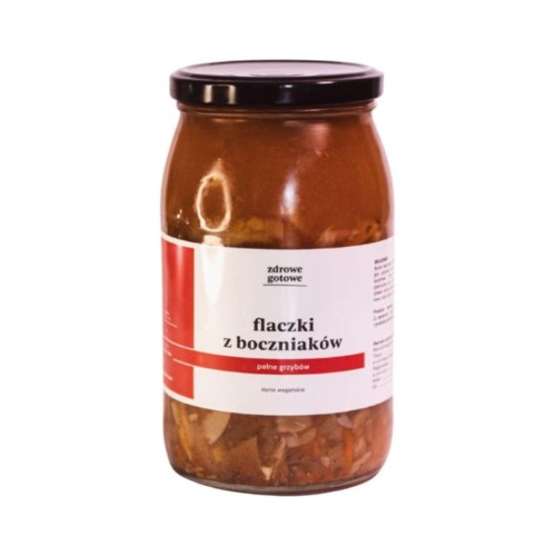 Flaczki z boczniaków (wegańskie)