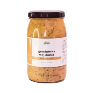 Grochówka wojskowa z kiełbasą i boczkiem 900ml