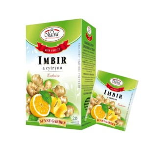 Imbir & cytryna - herbatka ziołowo-owocowa 20 torebek  