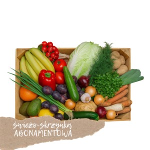 Świeżo-skrzynka ABONAMENTOWA (4 skrzynki tygodniowe)