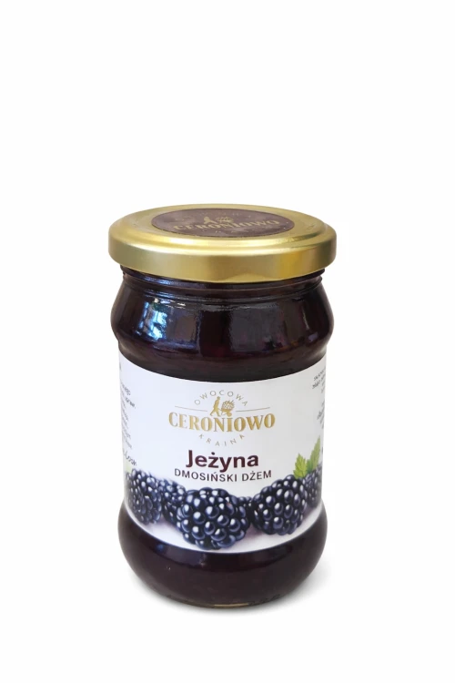 Dżem jeżyna Ceroniowo 315g Dżem jeżynowy Ceroniowo 315g – naturalny dżem z dojrzałych jeżyn