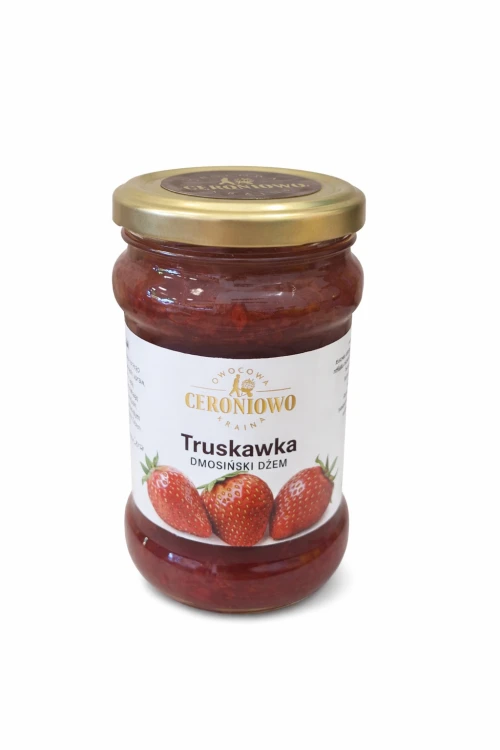 Dżem truskawka Ceroniowo 315g Dżem truskawkowy Ceroniowo 315g – naturalny dżem z polskich truskawek