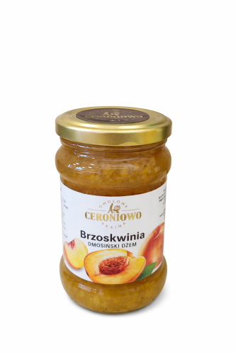 Dżem brzoskwinia Ceroniowo 315g Dżem brzoskwiniowy Ceroniowo 315g – delikatny dżem z soczystych brzoskwiń