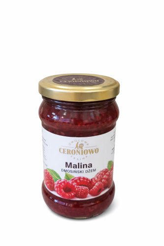 Dżem malina Ceroniowo 315g Dżem malinowy Ceroniowo 315g – naturalny dżem z polskich malin