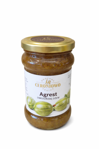 Dżem agrest Ceroniowo 315g Dżem agrestowy Ceroniowo 315g – naturalny dżem z dojrzałego agrestu